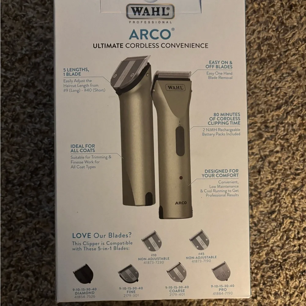 Wahl Arco Grooming Tool Cordless Clipper